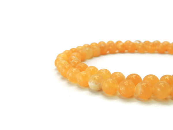 JadeGoldenYellowSmoothRound12mm