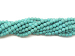 HowliteTurquoiseSmoothRound10mm