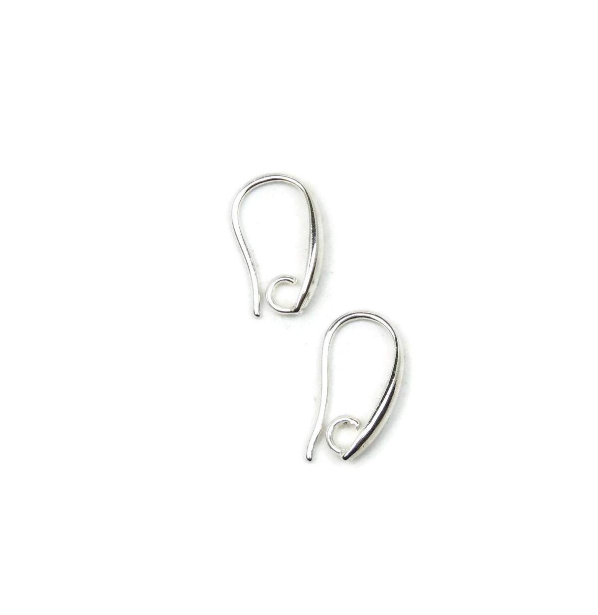 ALMA BEADS Silver Plated Lever Backs 14 mm 10 pcs