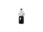 Pendant18MoonstoneBlackOnyx