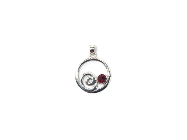 Pendant26FacetedGarnet