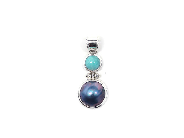 Pendant38AmazonitePearl