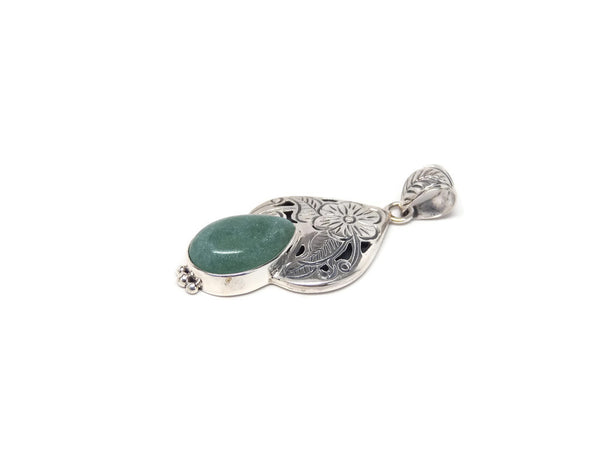 Pendant40GreenAventurine2