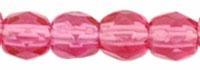 Hot Pink 3mm Fire Polish
