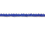 Blue Fire Polished Czech Glass Faceted Bicone Beads 3 mm