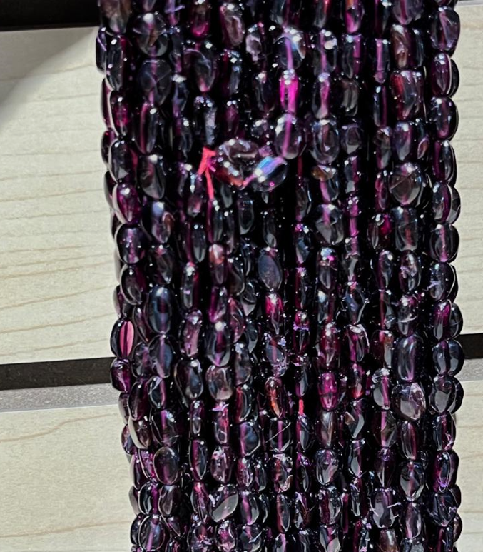 Garnet Smooth Gemstone Beads Approximately 6x6mm