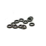 Bali Bead Sterling Silver Twisted Spacer Bead 7.5 mm