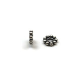 Bali Bead Sterling Silver Sun Daisy Spacer Bead 2 x 8 mm
