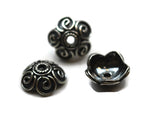 Bali Bead Sterling Silver Flower Bead Cap 11 mm