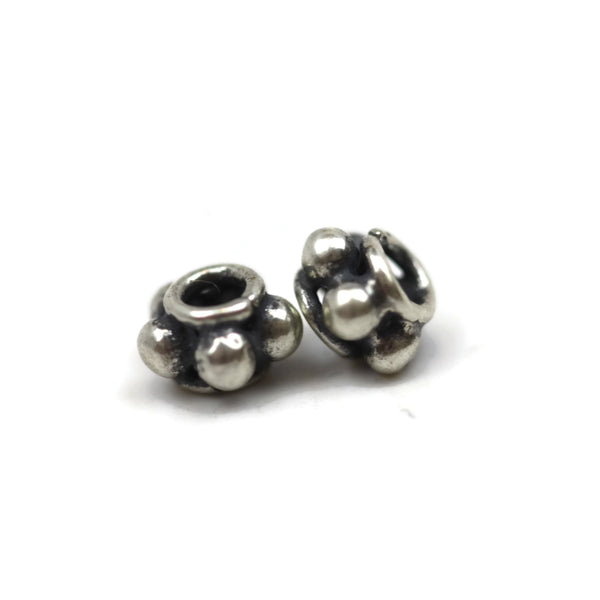 Bali Bead Sterling Silver Spacer 3.5 x 5.5 mm
