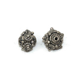 Bali Bead Sterling Silver Round Bead 9.5 x 11 mm