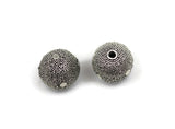 Bali Bead Handmade Sterling Silver Large Hole Round Bead 13mm