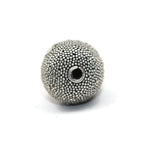 Bali Bead Handmade Sterling Silver Large Hole Round Bead 13mm