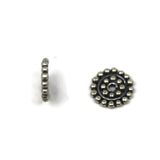 Bali Bead Sterling Silver Sun Daisy Spacer Bead 1 x 8 mm
