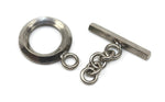 Bali Antique Sterling Silver Circle Toggle Clasp