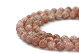 Sunstone Smooth Round Gemstone Beads 14mm