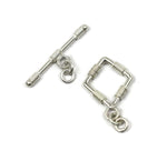 Bali Sterling Silver Circle Toggle Clasp