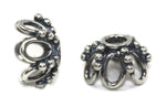 Bali Bead Antique Sterling Silver Bead Cap 6 x 10mm