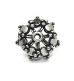 Bali Bead Antique Sterling Silver Bead Cap 6 x 14mm