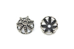 Bali Bead Antique Sterling Silver Bead Cap 9 x 12mm