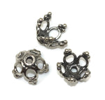 Bali Bead Antique Sterling Silver Bead Cap 7 x 11mm