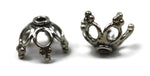 Bali Bead Antique Sterling Silver Bead Cap 7 x 11mm