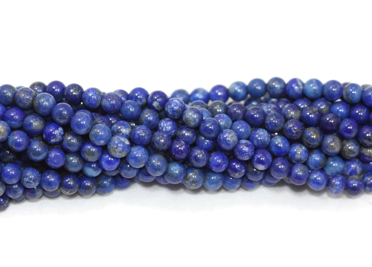 Lapis Lazuli Gemstone Beads 4mm 16" strand AA Grade Natural ***