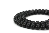 Natural Black Obsidian Gemstone Beads 14mm 16" strand B Grade ***
