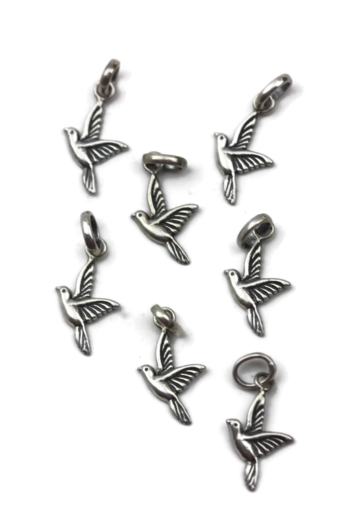 Handmade Sterling Silver Bird Pendant