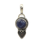 Handmade 925 Sterling Silver Sodalite Gemstone with Antique Spade Pendant.