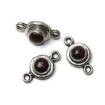 Handmade 925 Sterling Silver Amethyst Connector