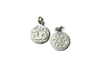Handmade Sterling Silver Ohm Pendant 26 mm
