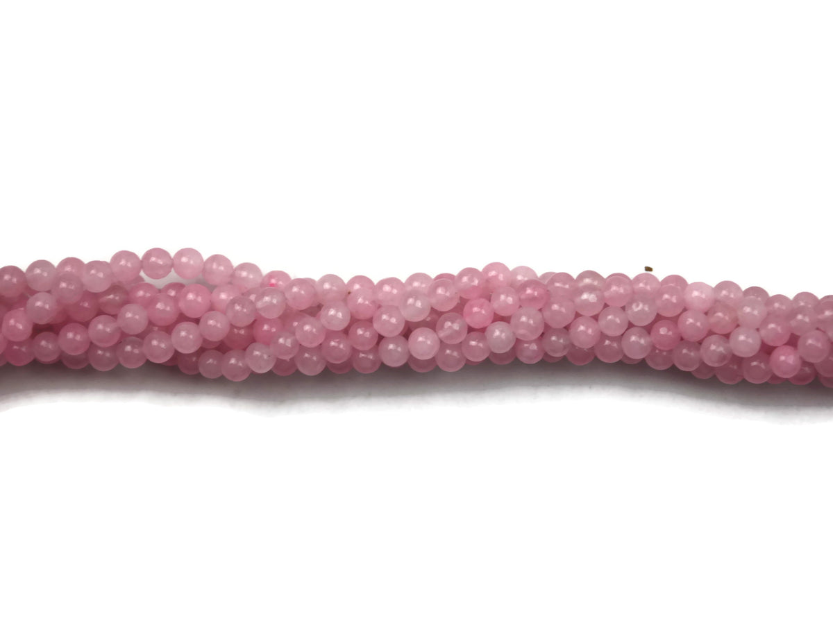 Rose Quartz Round Gemstone Beads 4mm