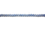 Pigeon Blue Jade Smooth Round Gemstone Beads 6mm (61Beads)