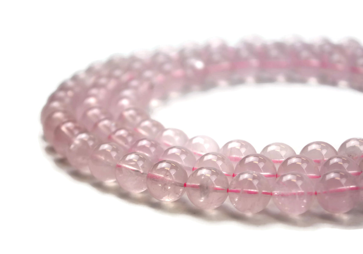 Rose Quartz Gemstone Beads 12mm 16" strandGrade ***