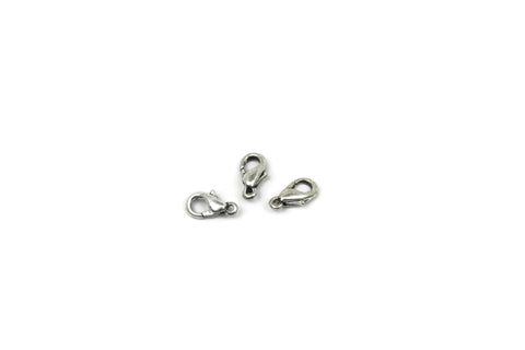 ALMA BEADS Silver Lobster Clasp 9 mm 10pcs