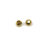 ALMA BEADS Gold Faceted Metal Beads 5mm 100 pcs