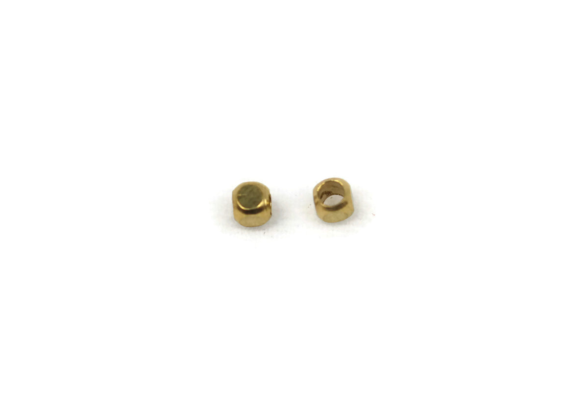ALMA BEADS Gold Square Spacers 2.5 mm 100 pcs