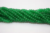 Green Jade Smooth Rondelle Gemstone Bead 8 x 6 mm