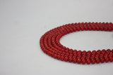 Red Coral Smooth Round 8mm Gemstone Beads 16" Strand