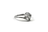 Rhodium Plated .925 Sterling Silver Cubic Zirconia CZ Ring