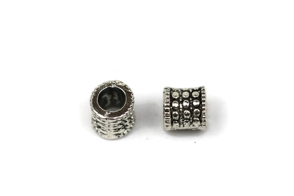 ALMA BEADS Silver Bead 8.5 x 9mm 10 pcs