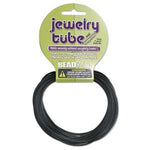 JEWELRY TUBE 2MM BLACK 5 YARD HANGING CARD