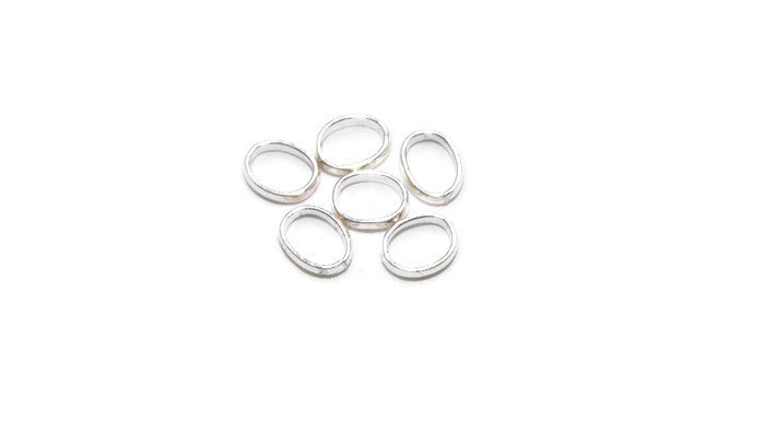 S/S OVAL RING 6 MM