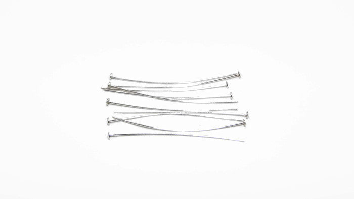 S/S FLAT END HEADPINS 1/2 INCH