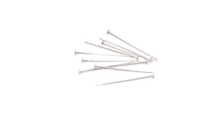 S/S FLAT END HEADPINS 1INCH