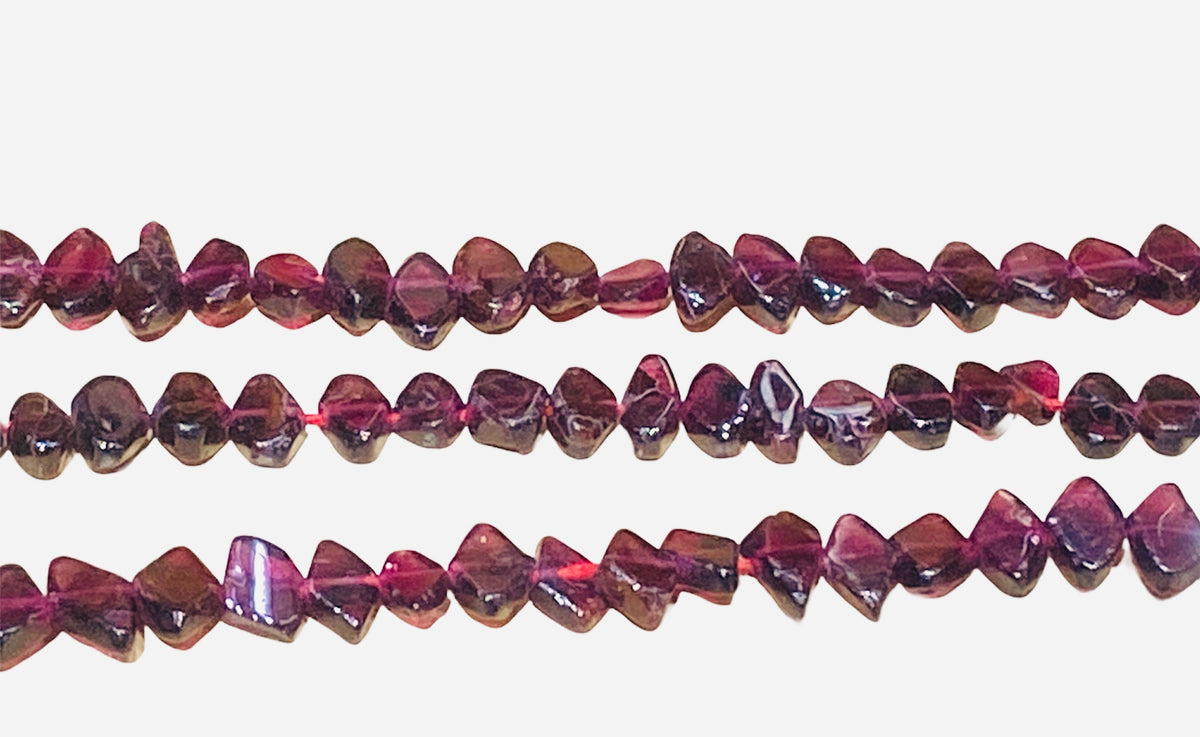 GarnetGemstone Beads 8x5mm16" Strand