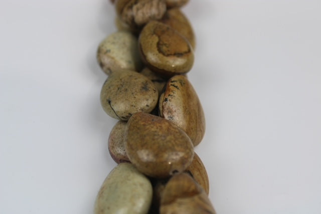 Picture Jasper Drop Smooth 22x30mm