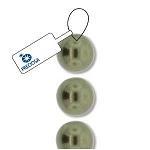 6 mm Preciosa Pearls--Dark Green