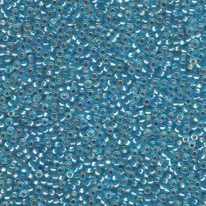 11/0 SEEDBEAD MIYUKI  S/L AQU AB  APRX  10GM